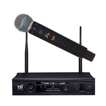 Microfone Profissional de Mão Sem Fio PRO MS 115M UHF - TSI Microfone Profissional de Mão Sem Fio PRO MS 115M UHF - TSI