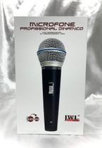 Microfone Profissional Dinâmico Com Fio EMS580 - JWL