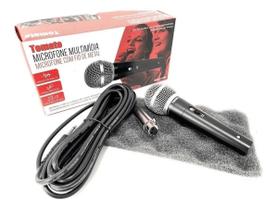 Microfone Profissional Dinâmico Metal Com Fio 5M Mt-1012
