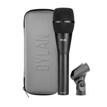 Microfone Profissional Dinâmico Supercardioide DLS-9 Dylan Preto Metal Para Vocal Palestra Com Suporte Cachimbo + Estojo Microfone Profissional Dinâmico Supercardioide DLS-9 Dylan Preto Metal Para Vocal Palestra Com Suporte Cachimbo + Estojo