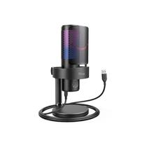 Microfone Profissional Fifine A9 com 4 Modos de Captura de Áudio - Preto
