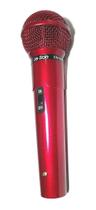 Microfone Profissional Fio Le Son Mc200 Cardioide - Vermelho