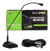 Microfone Profissional Gooseneck Haste 68cm Cabo 6m SKMC170 Skypix Para Pulpito Igreja Palestra Microfone Profissional Gooseneck Haste 68cm Cabo 6m SKMC170 Skypix Para Pulpito Igreja Palestra
