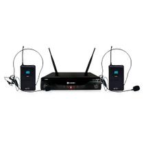 Microfone Profissional Headset Duplo Sem fio K412H - KADOSH