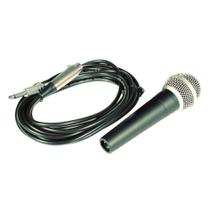 Microfone Profissional HT-58-A sem Chave Antiqueda com Cabo 4.3M e Conector 1-4 CSR Microfone Profissional HT-58-A sem Chave Antiqueda com Cabo 4.3M e Conector 1-4 CSR