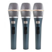 Microfone Profissional K 98 Kit com 3 Peças - Kadosh (K98)
