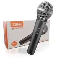 Microfone Profissional Lelong Le-903 Com Cabo 5m