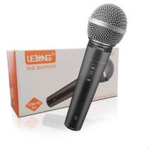 Microfone Profissional Lelong Le-903 Com Cabo De 5metros