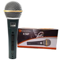 Microfone Profissional Mão Dinâmico Cardioide K58p Kadosh