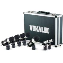 Microfone Profissional Para Bateria Vokal VDM7 (7 Peças)