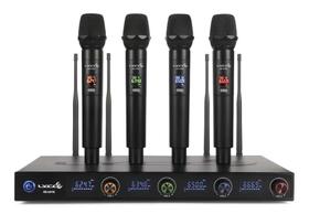 Microfone Profissional Quadruplo Lyco Uh164M Uhf Mult.