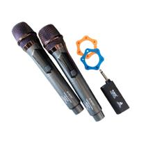 Microfone Profissional sem Fio 2 em 1 BM-242 B-MAX Microfone Profissional sem Fio 2 em 1 BM-242 B-MAX