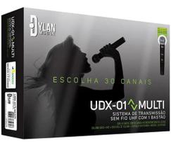Microfone Profissional Sem Fio Digital Original Dylan UHF Udx-01