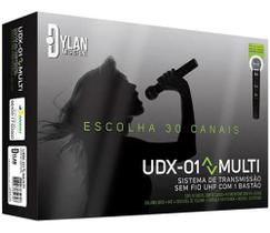 Microfone Profissional Sem Fio Digital Original Dylan UHF Udx-01