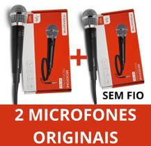 Microfone Profissional sem Fio e com Fio 2 em 1 MICROFONE PROFISSIONAL para igreja - tomate