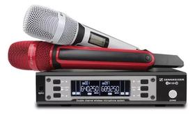 Microfone Profissional Sem Fio Sennheiser Ew 135g4 branco e vermelho Microfone Profissional Sem Fio Sennheiser Ew 135g4 branco e vermelho