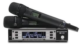 Microfone Profissional Sem Fio Sennheiser Ew 135g4 Duplo Cor Preto