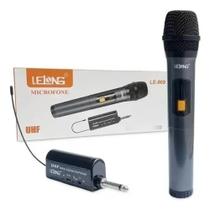 Microfone Profissional Sem Fio Wireless Som Digital Potente Cor Preto Microfone Profissional Sem Fio Wireless Som Digital Potente Cor Preto