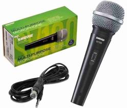 Microfone Profissional Shure Sv100 C/ Cabo Garantia 2 Anos