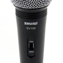 Microfone Profissional Shure SV100 com Cabo