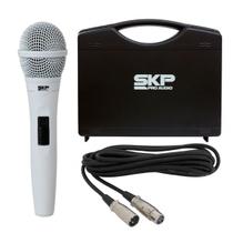 Microfone Profissional SKP PRO-92XLR Super Cardioide Branco