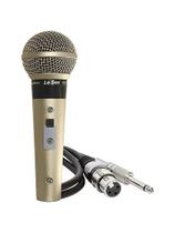 Microfone Profissional Sm58 P4* Champanhe Acompanha Cabo De 5 Metros