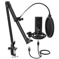 Microfone Profissional Usb Fifine Suporte Podecast Homologaç