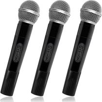 Microfone Prop Eerrhhaq Fake Microfone para crianças, 3 unidades