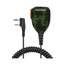 Microfone PTT À Prova d'Água Para Walkie Talkie Baofeng, Alto-falante Para Rádio De Dois Caminhos