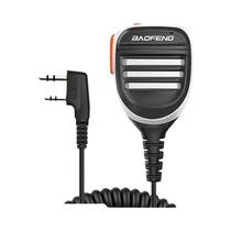Microfone PTT De 2 Pinos Para Rádio Walkie Talkie BaoFeng UV-5R BF-888S UV-K5 K6 Quansheng HAM