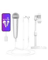 Microfone PUREMIC Singing USB-C com Fone de Ouvido e Suporte Microfone PUREMIC Singing USB-C com Fone de Ouvido e Suporte