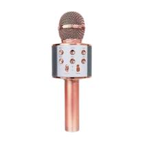 Microfone Recarregável Sem Fio Youtuber Karaoke Cores