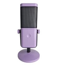 Microfone RGB Gamer USB-C Profissional Stream e Gravação -