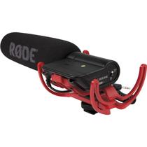 Microfone Rode VideoMic Shotgun com Montagem para Câmera e Rycote Lyre