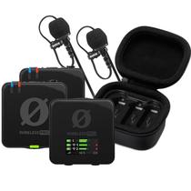 Microfone Rode Wireless Pro Lapela Duplo Sem Fio Para Câmera E Smartphone Microfone Rode Wireless Pro Lapela Duplo Sem Fio Para Câmera E Smartphone