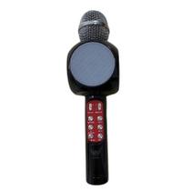 Microfone S/fio Bluetooth Karaokê Speaker Usb Led