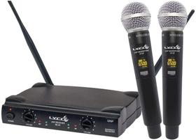 Microfone s/fio mao duplo lyco uh02mm
