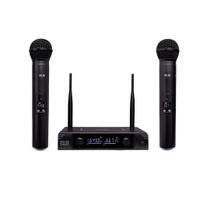 Microfone s/ fio Profissional Dylan Multi frequencia -- Duplo (2 bastões) -- UDX-02