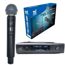 Microfone S/ Fio Tsi Ms 115 Uhf M