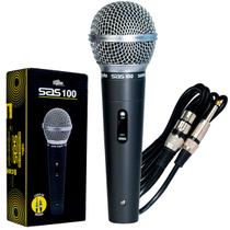 Microfone santo angelo c/ fio padrao cardioide mod sas100