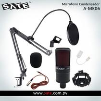 Microfone Sate A-MK06 Live Broadcast Microfone Sate A-MK06 Live Broadcast