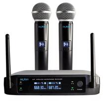 Microfone Sem Duplo Fio Leson Ls902 Digital Plus Uhf