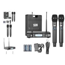 Microfone Sem Fio 200 Canais Santo Angelo - Modelo SAS2311
