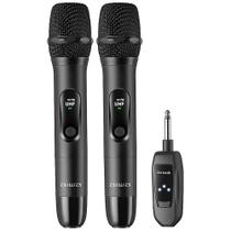 Microfone sem Fio Aiwa 2 Microfones - 78881-01 Microfone sem Fio Aiwa 2 Microfones - 78881-01