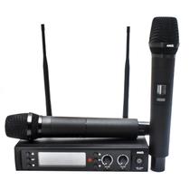 Microfone sem fio akg wp300 dual duplo bastao uhf Microfone sem fio akg wp300 dual duplo bastao uhf