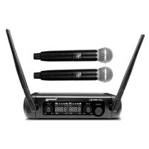 Microfone Sem Fio Bastão Duplo Lexsen LM-258U-PLL UHF Microfone Sem Fio Bastão Duplo Lexsen LM-258U-PLL UHF