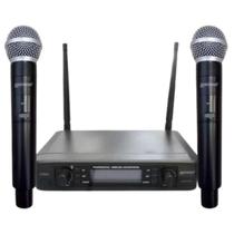 Microfone Sem Fio Bastão Duplo Lexsen Multifrequência Lm502M Microfone Sem Fio Bastão Duplo Lexsen Multifrequência Lm502M