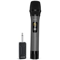 Microfone Sem Fio Bietrun UHF - Dinâmico e Metálico