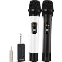 Microfone Sem Fio Bietrun WXM02 Duplo Mão Alcance de 50m Microfone Sem Fio Bietrun WXM02 Duplo Mão Alcance de 50m