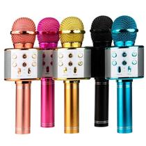 Microfone Sem Fio Bluetooth Youtuber Karaoke Escolha Sua Cor Mande no chat